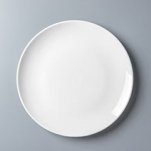 White Porcelain Dinner Plate Series